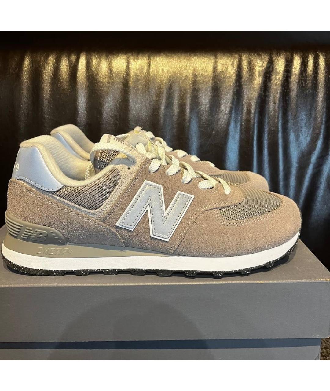 NEW BALANCE Серые кроссовки, фото 3