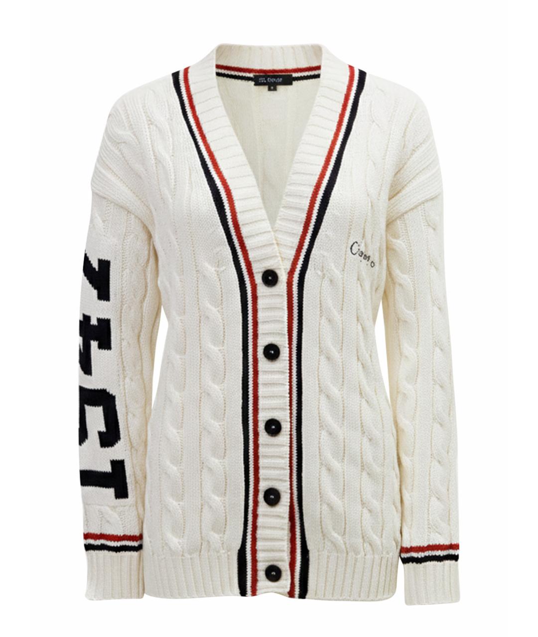 CHRISTIAN DIOR Белый хлопковый кардиган, фото 1