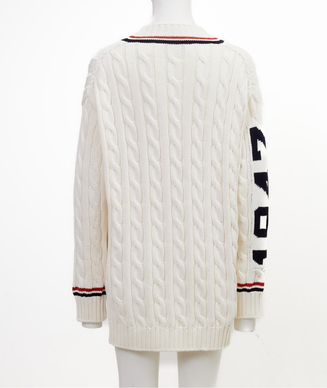 CHRISTIAN DIOR Белый хлопковый кардиган, фото 2