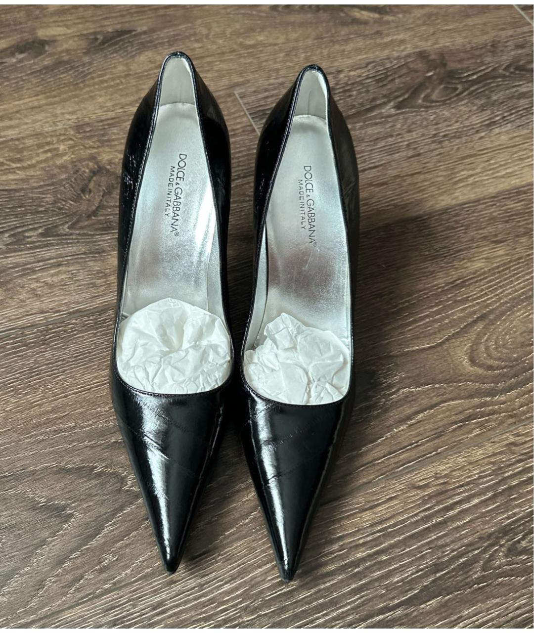 DOLCE&GABBANA Черные туфли, фото 2