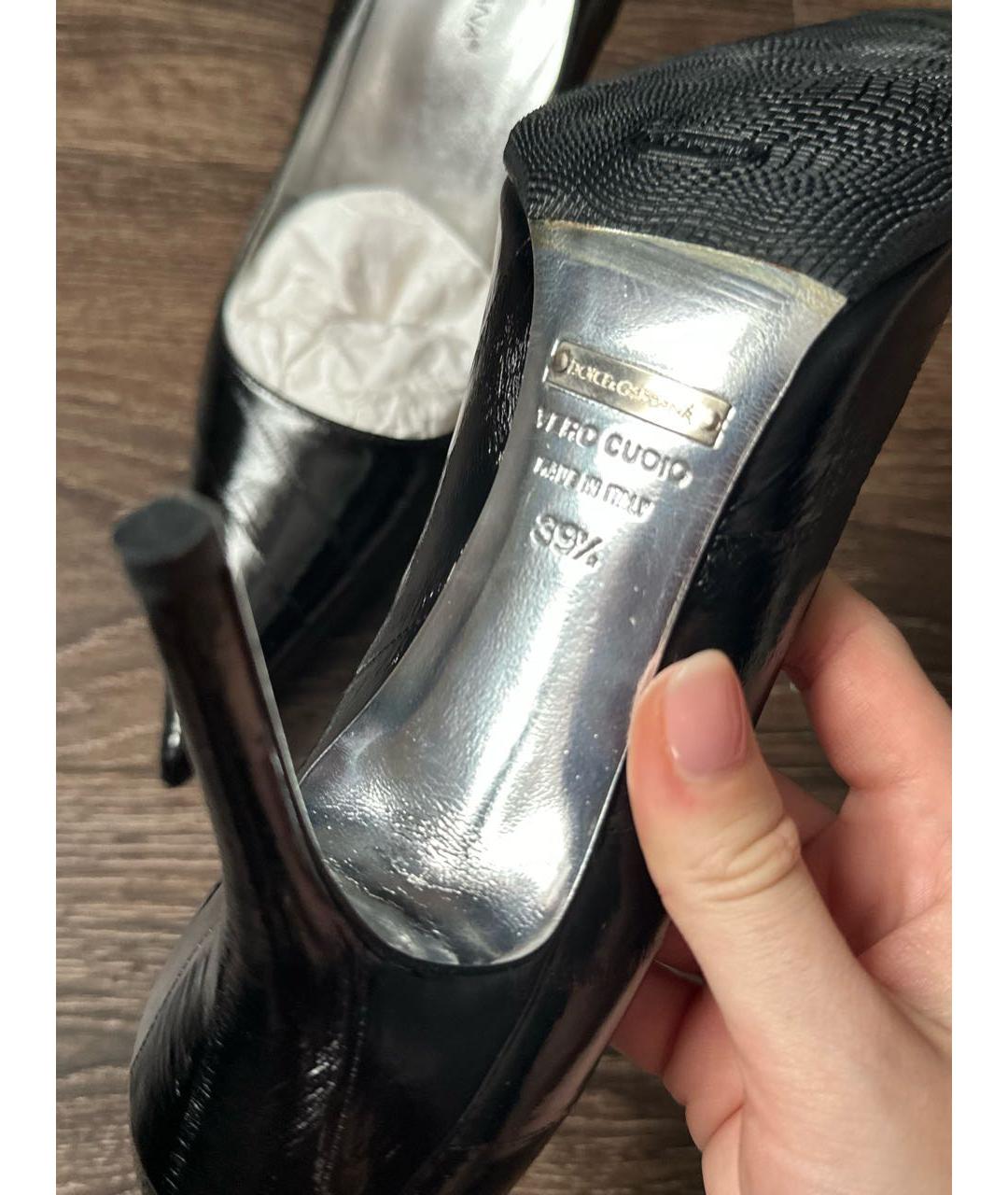 DOLCE&GABBANA Черные туфли, фото 6