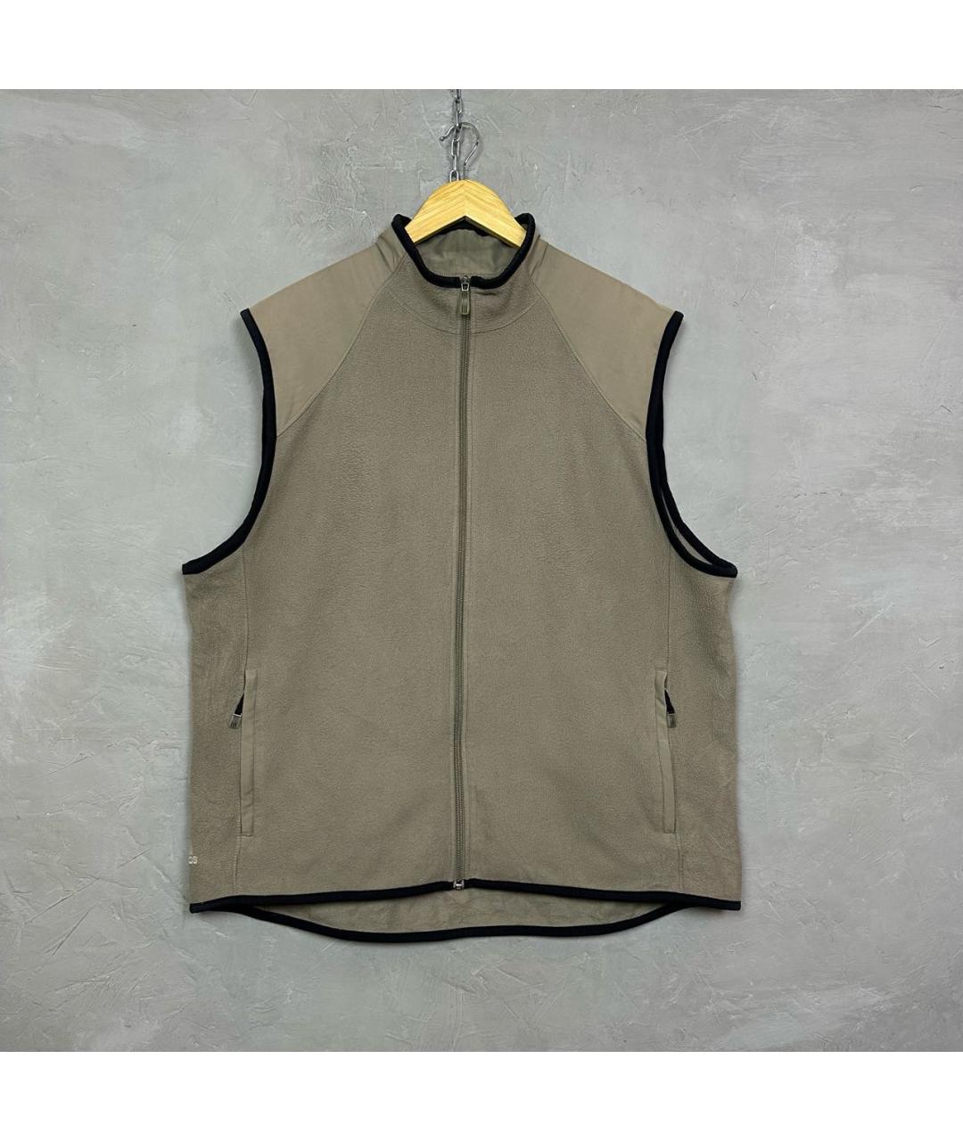 ADIDAS Бежевый полиэстеровый жилет, фото 8
