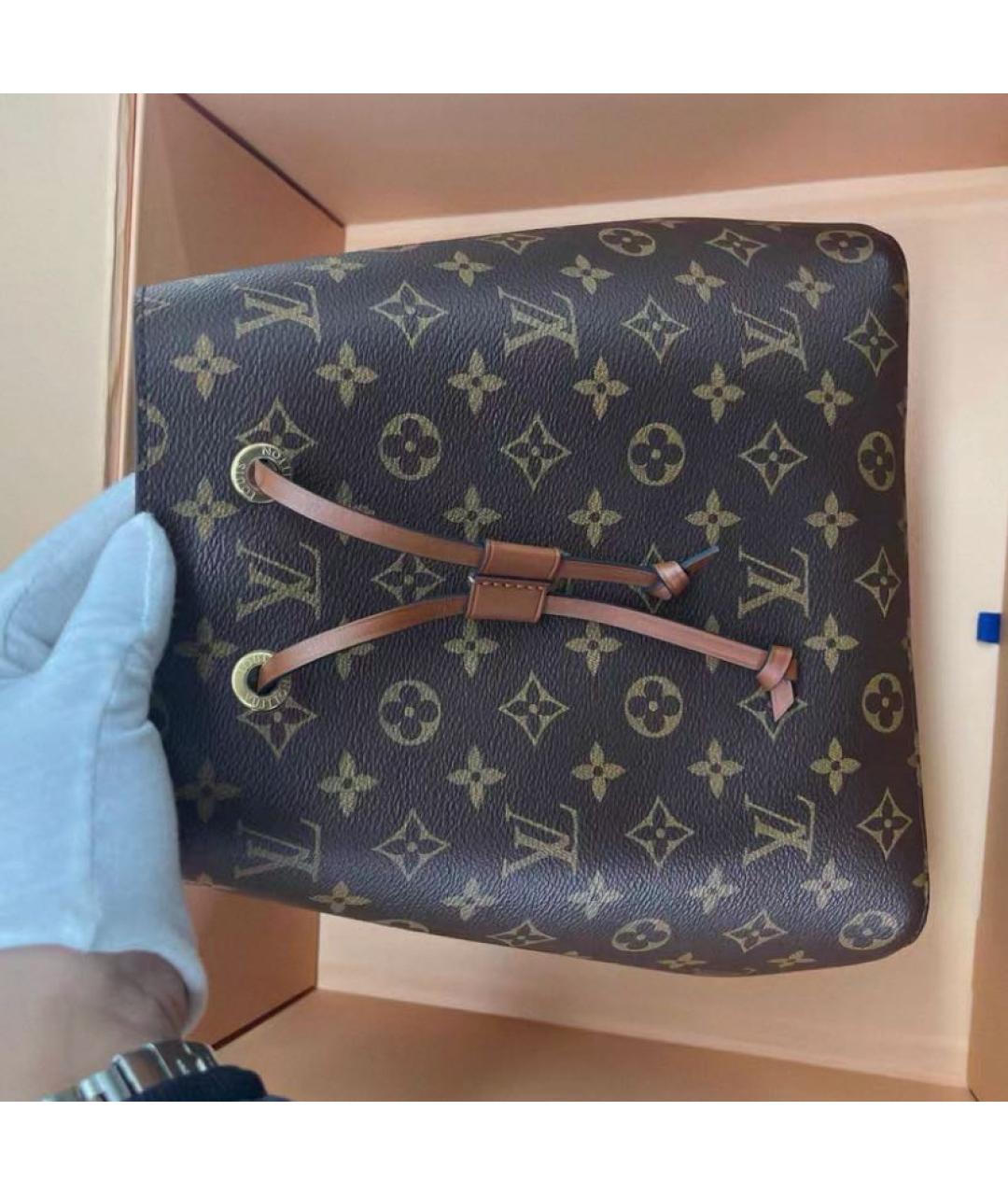 LOUIS VUITTON Коричневая сумка через плечо, фото 2
