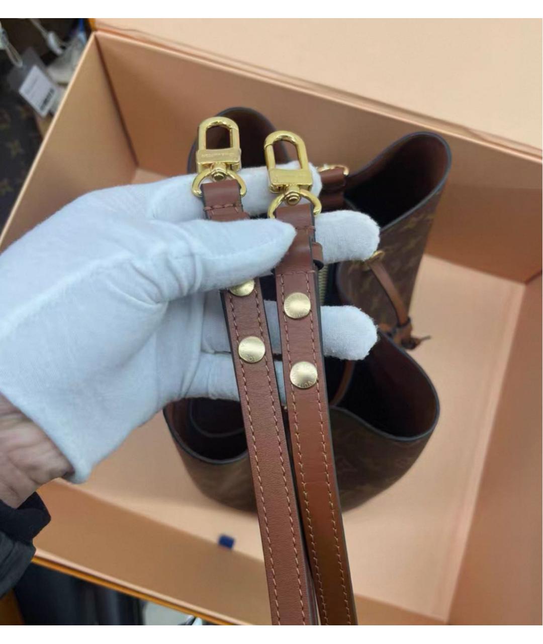 LOUIS VUITTON Коричневая сумка через плечо, фото 3