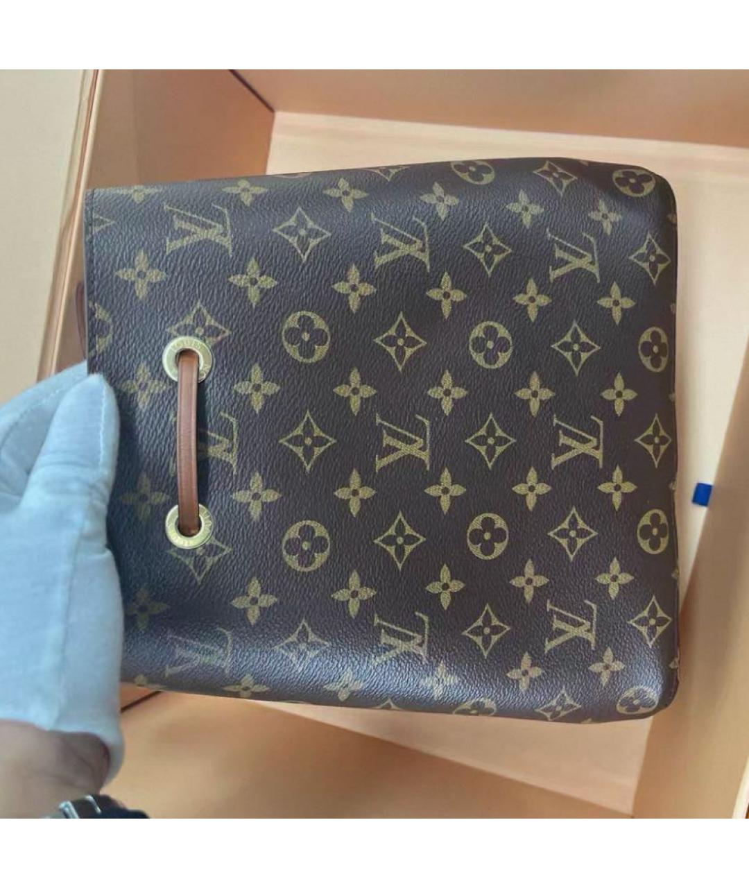 LOUIS VUITTON Коричневая сумка через плечо, фото 5