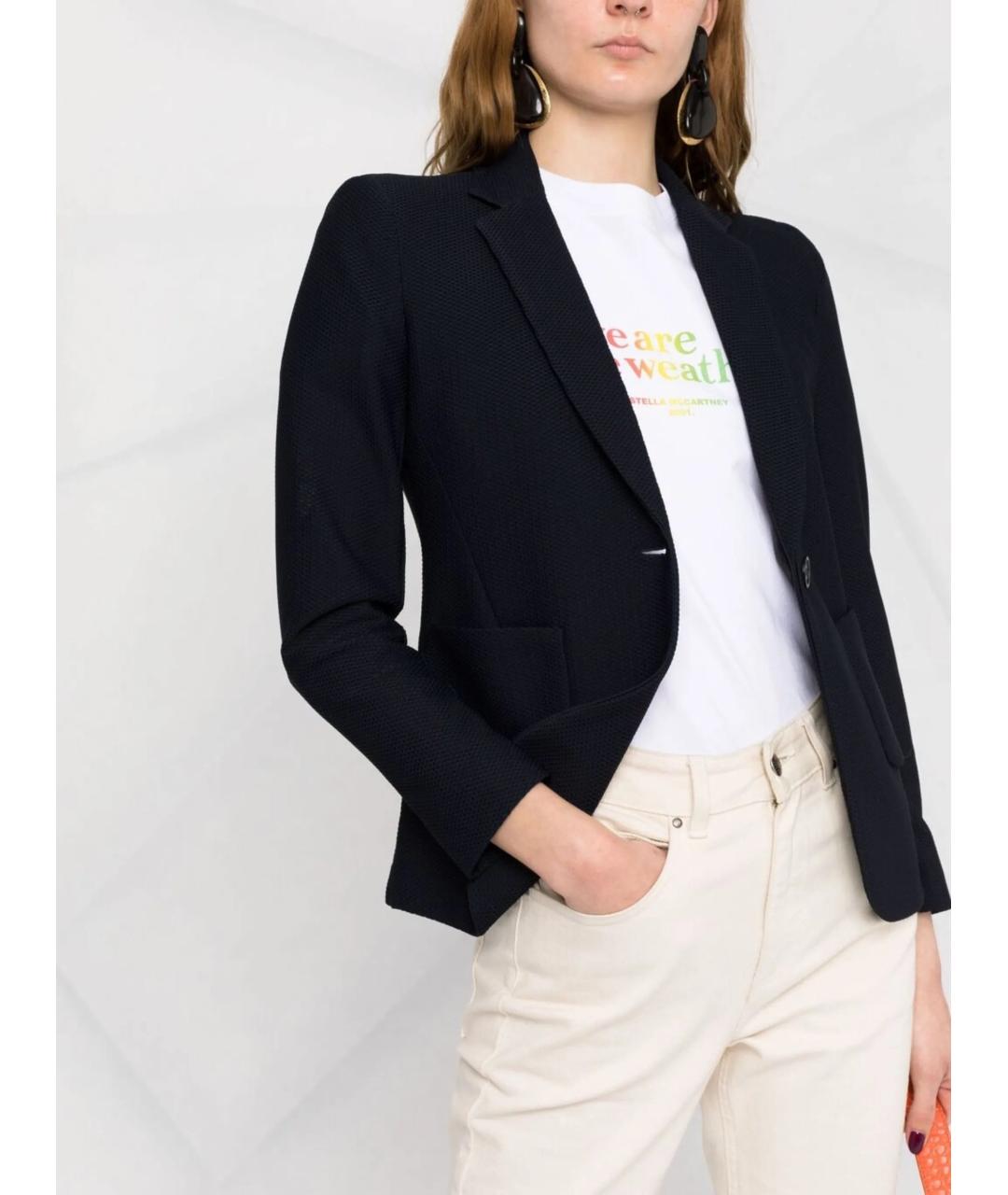 SEVENTY Синий полиамидовый жакет/пиджак, фото 5