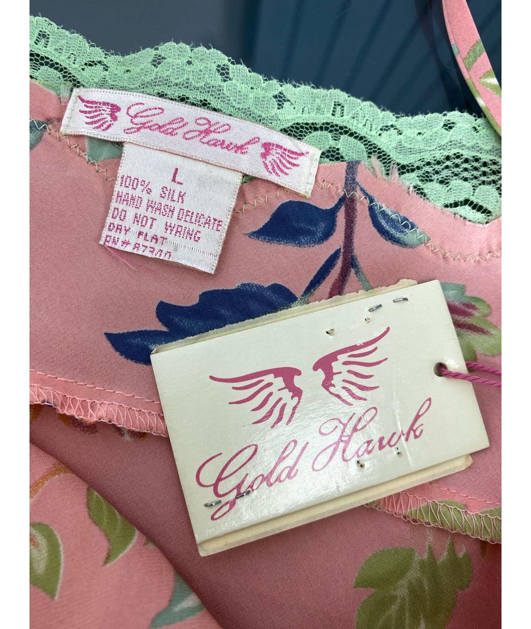 GOLD HAWK Мульти шелковая майка, фото 3