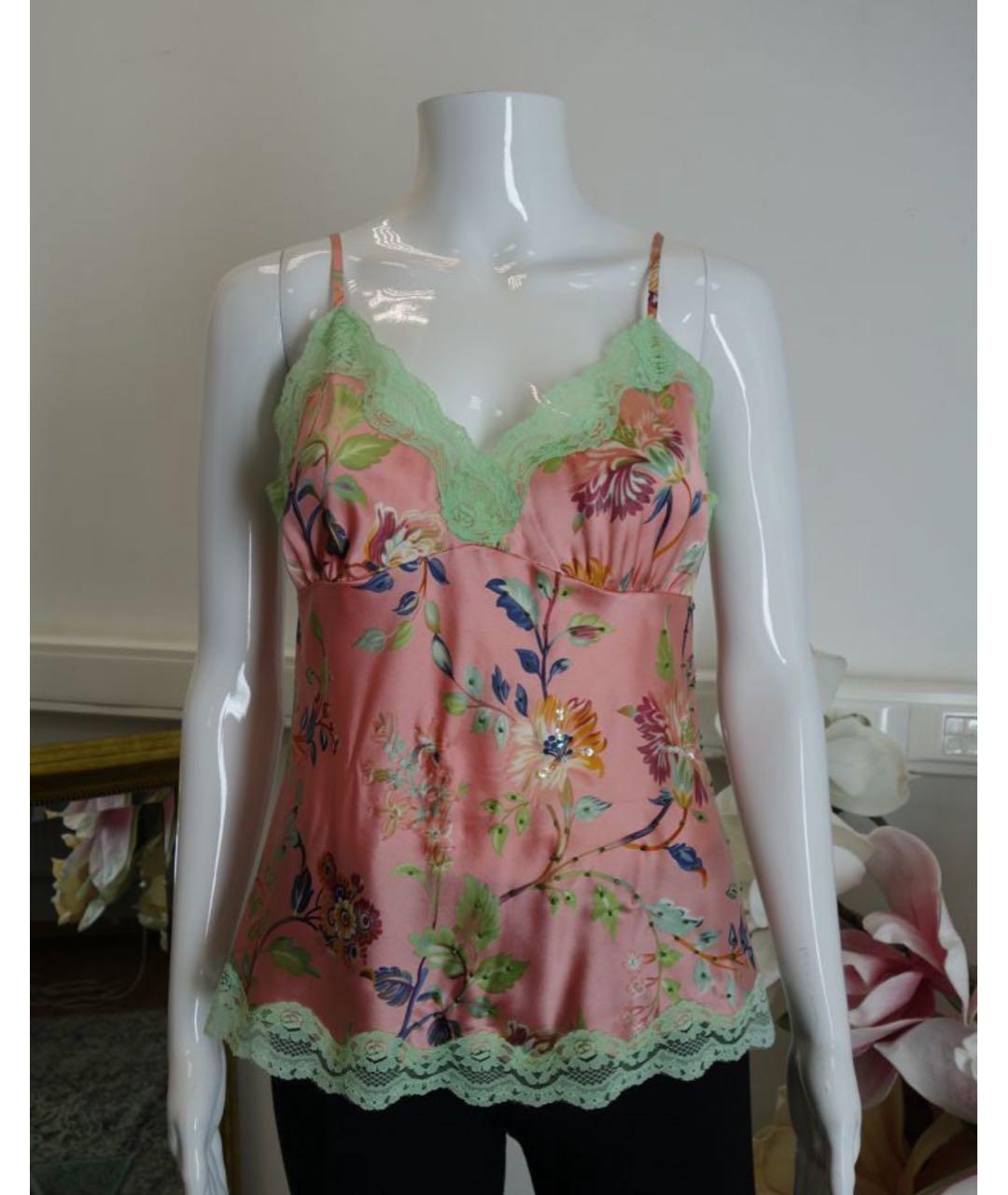 GOLD HAWK Мульти шелковая майка, фото 8