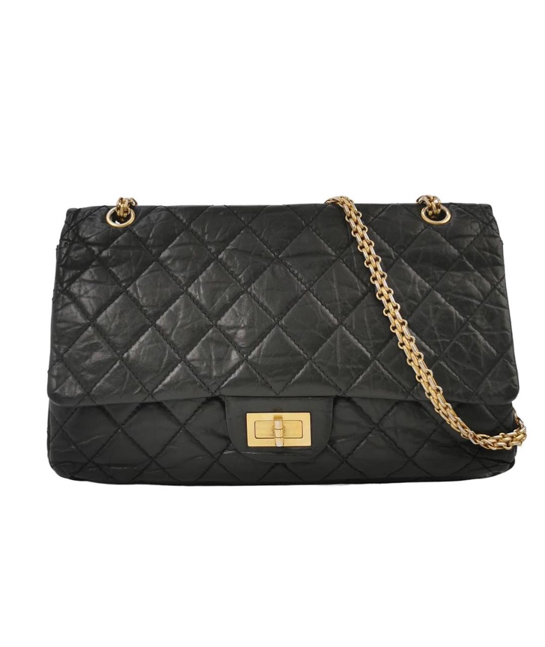 CHANEL Черная кожаная сумка через плечо, фото 1
