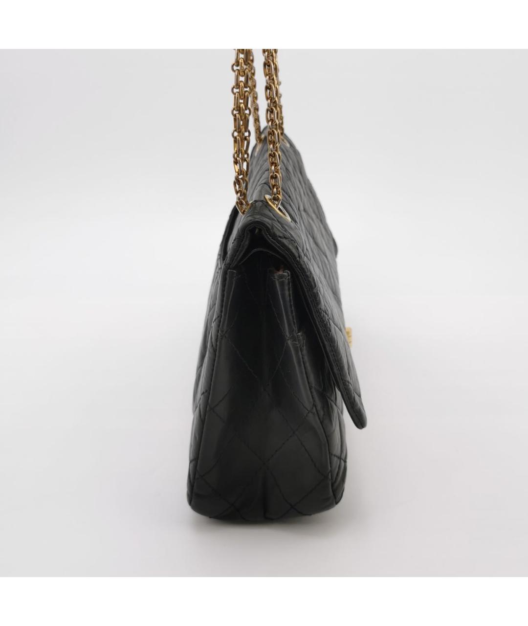 CHANEL Черная кожаная сумка через плечо, фото 3