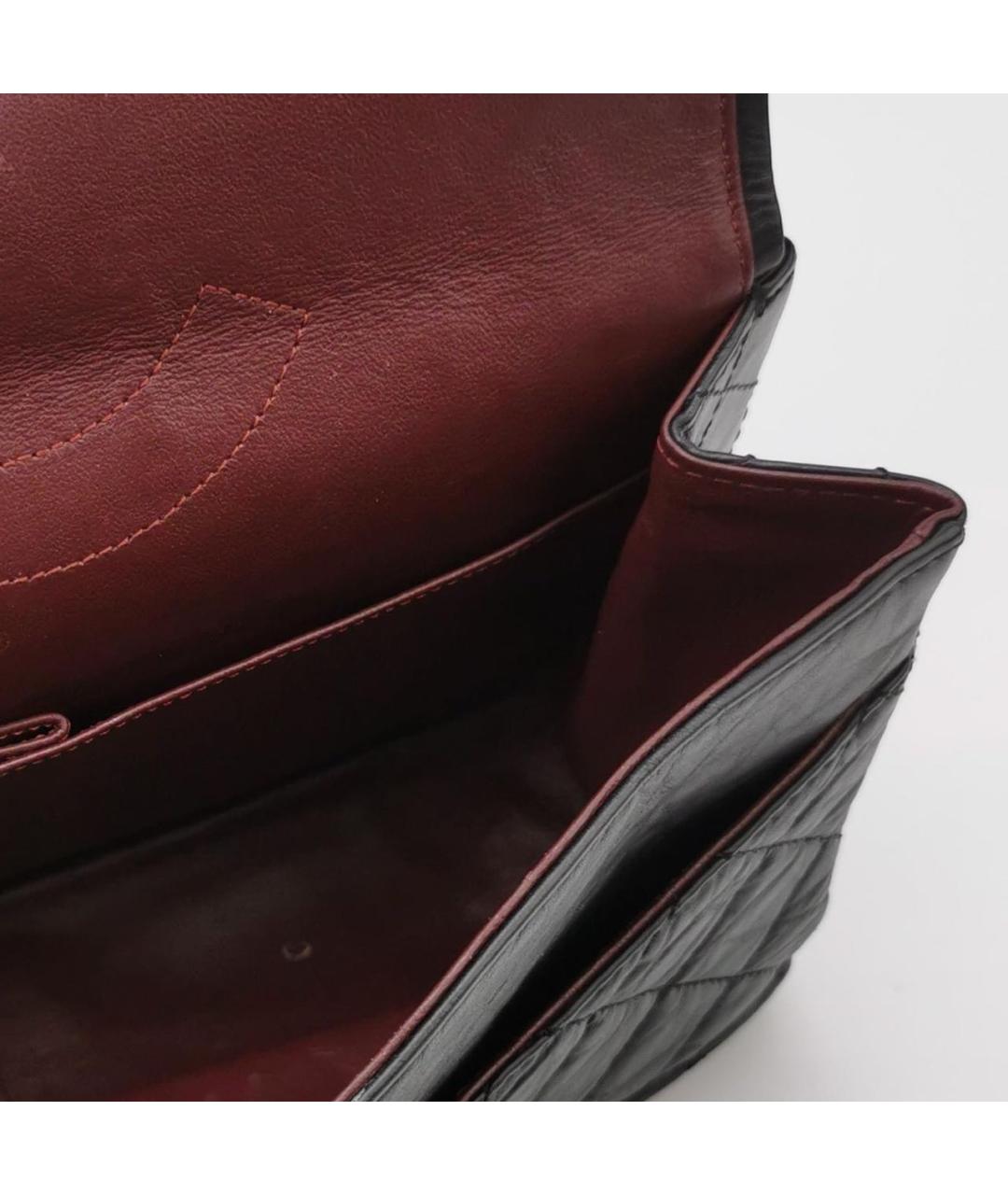 CHANEL Черная кожаная сумка через плечо, фото 6