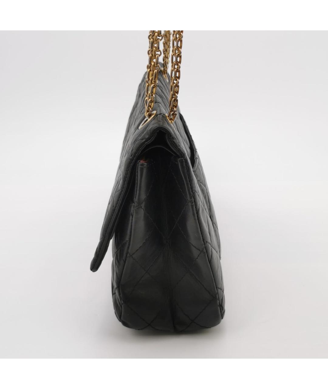 CHANEL Черная кожаная сумка через плечо, фото 2