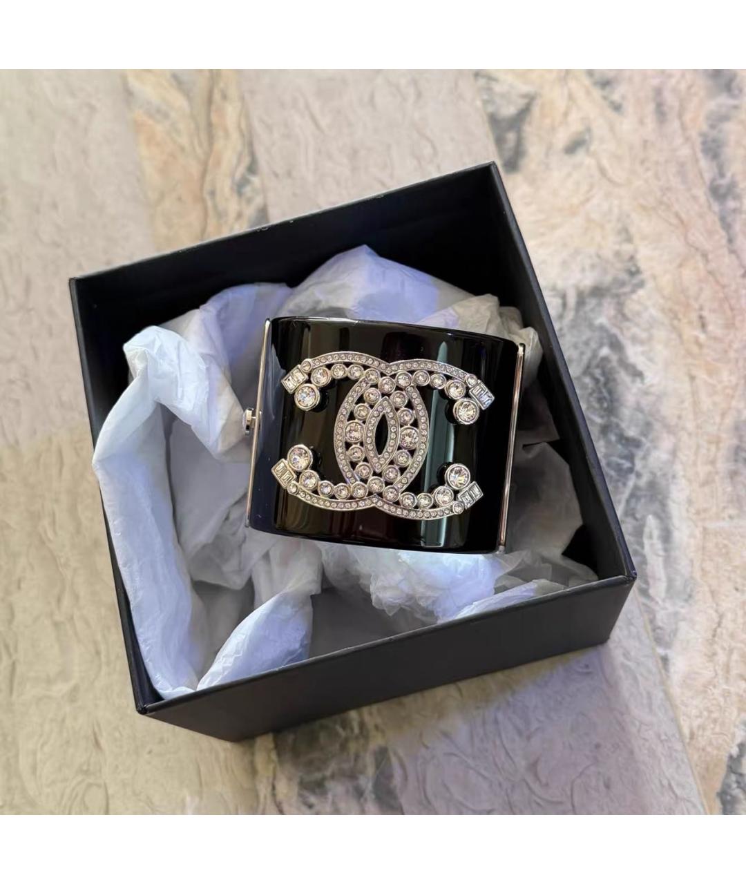 CHANEL Черный браслет, фото 6