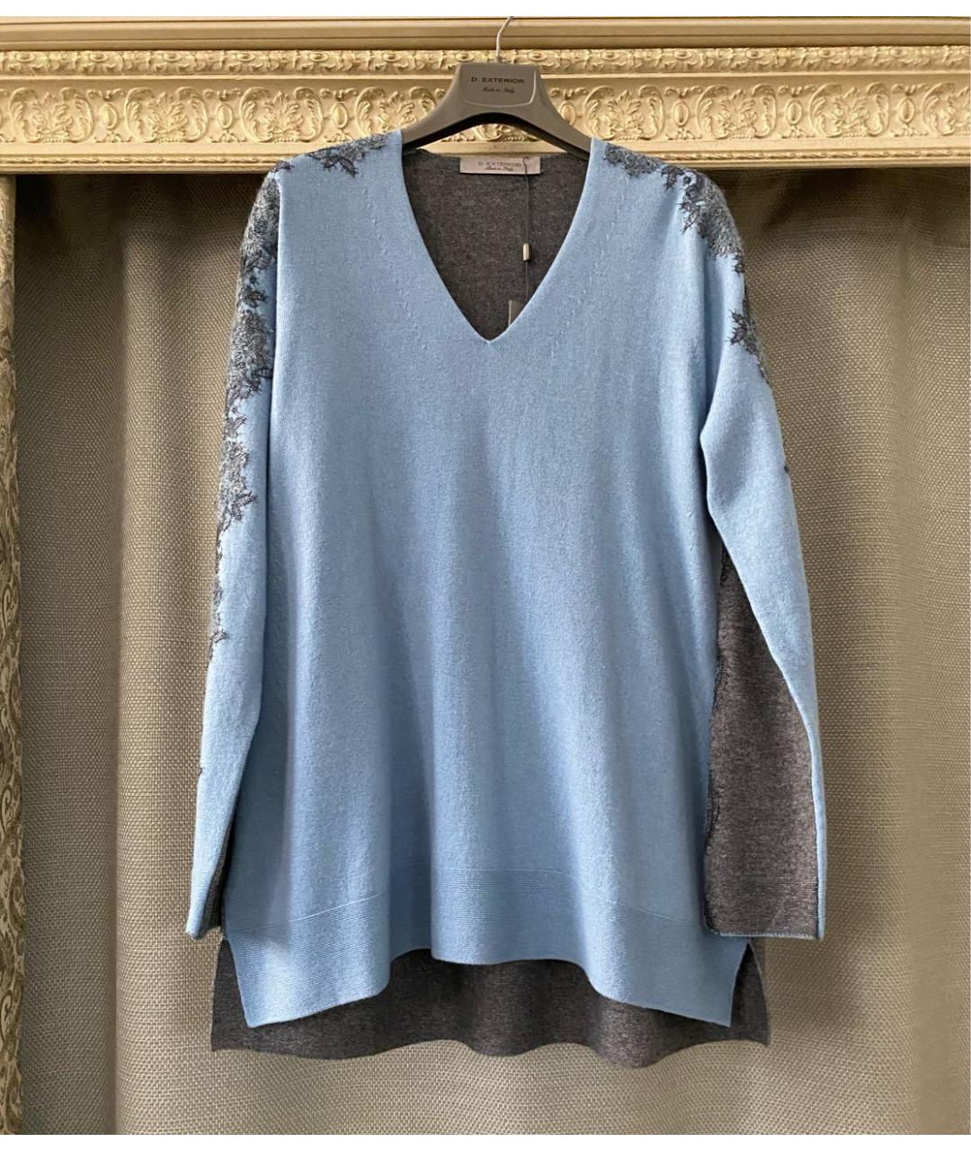 D.EXTERIOR Голубой джемпер / свитер, фото 6
