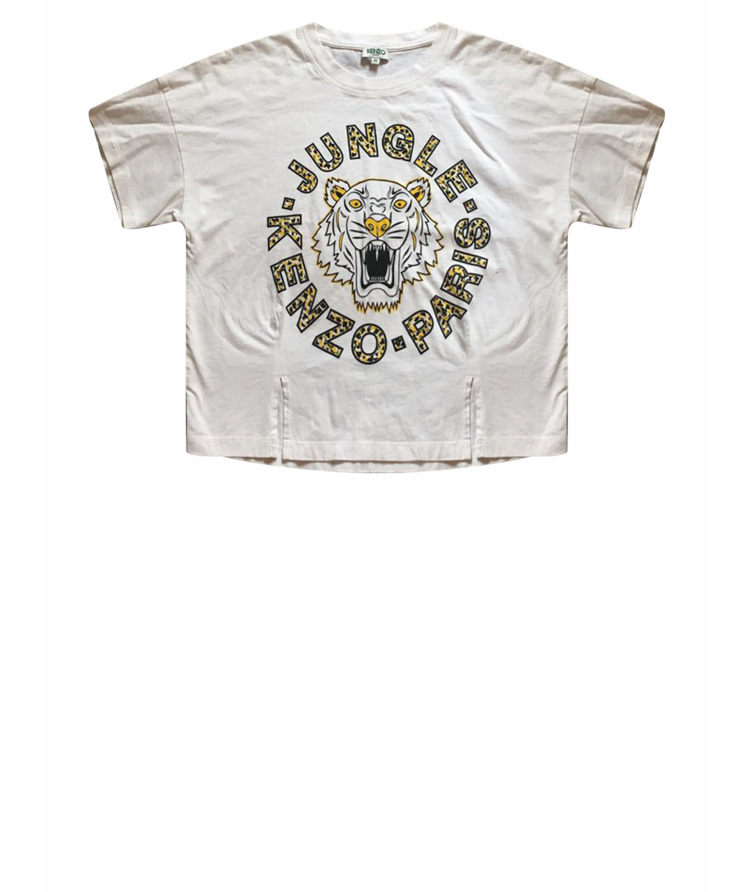 KENZO Белая хлопковая футболка, фото 5