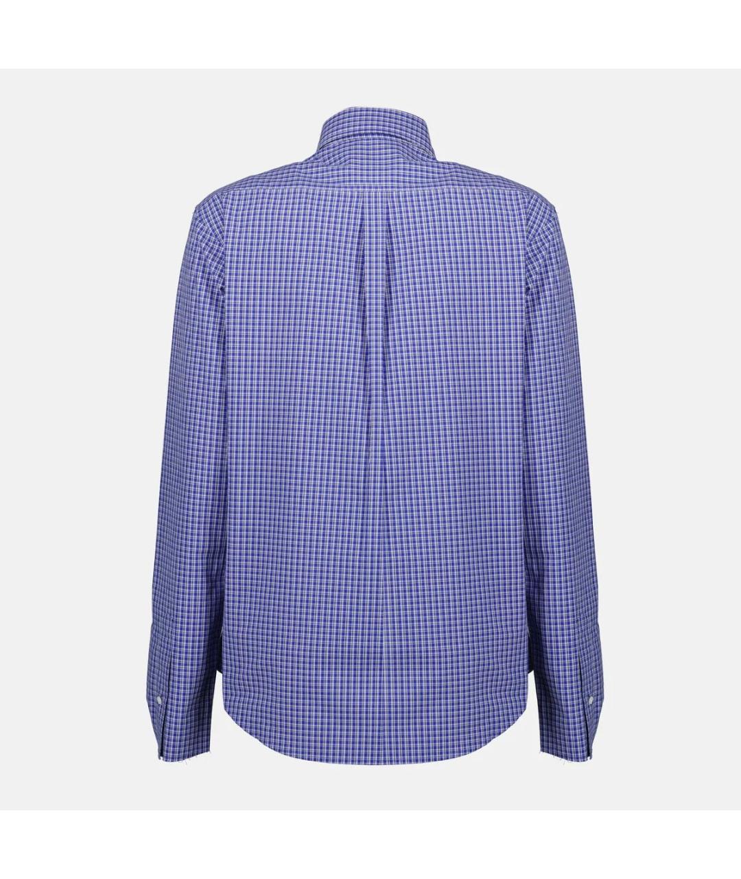 MIU MIU Голубая хлопковая рубашка, фото 2