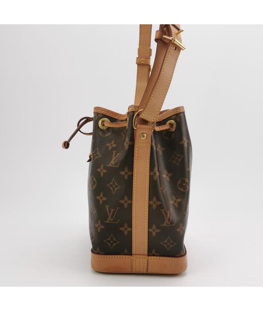 LOUIS VUITTON Коричневая кожаная сумка тоут, фото 2