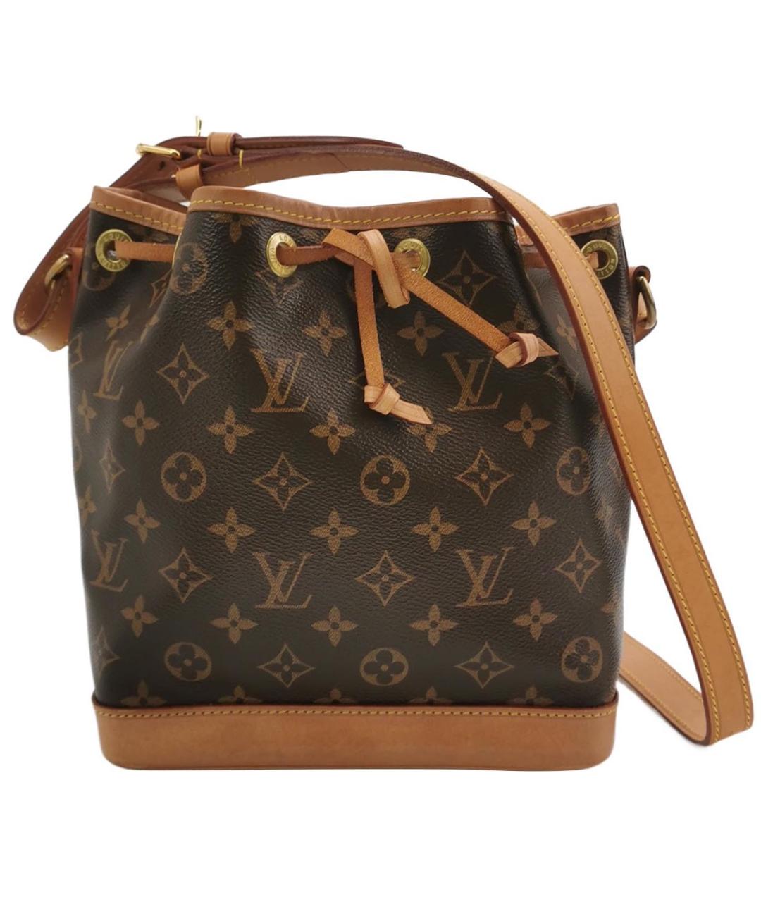LOUIS VUITTON Коричневая кожаная сумка тоут, фото 1