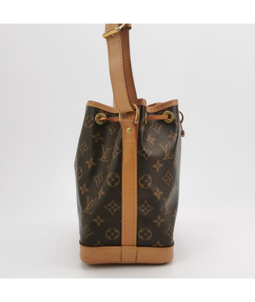 LOUIS VUITTON Коричневая кожаная сумка тоут, фото 3