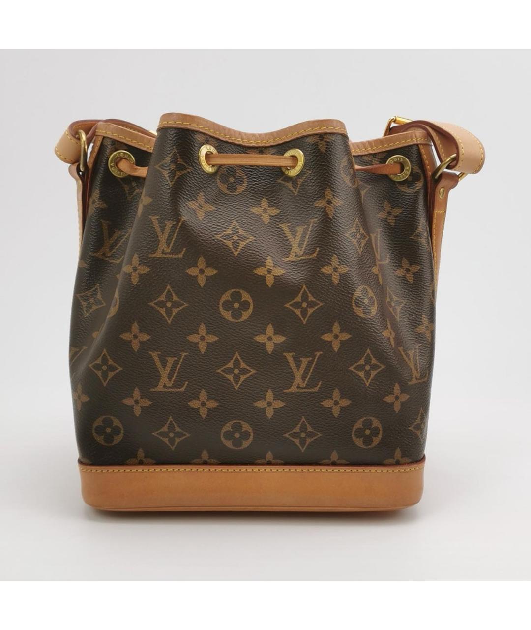 LOUIS VUITTON Коричневая кожаная сумка тоут, фото 4