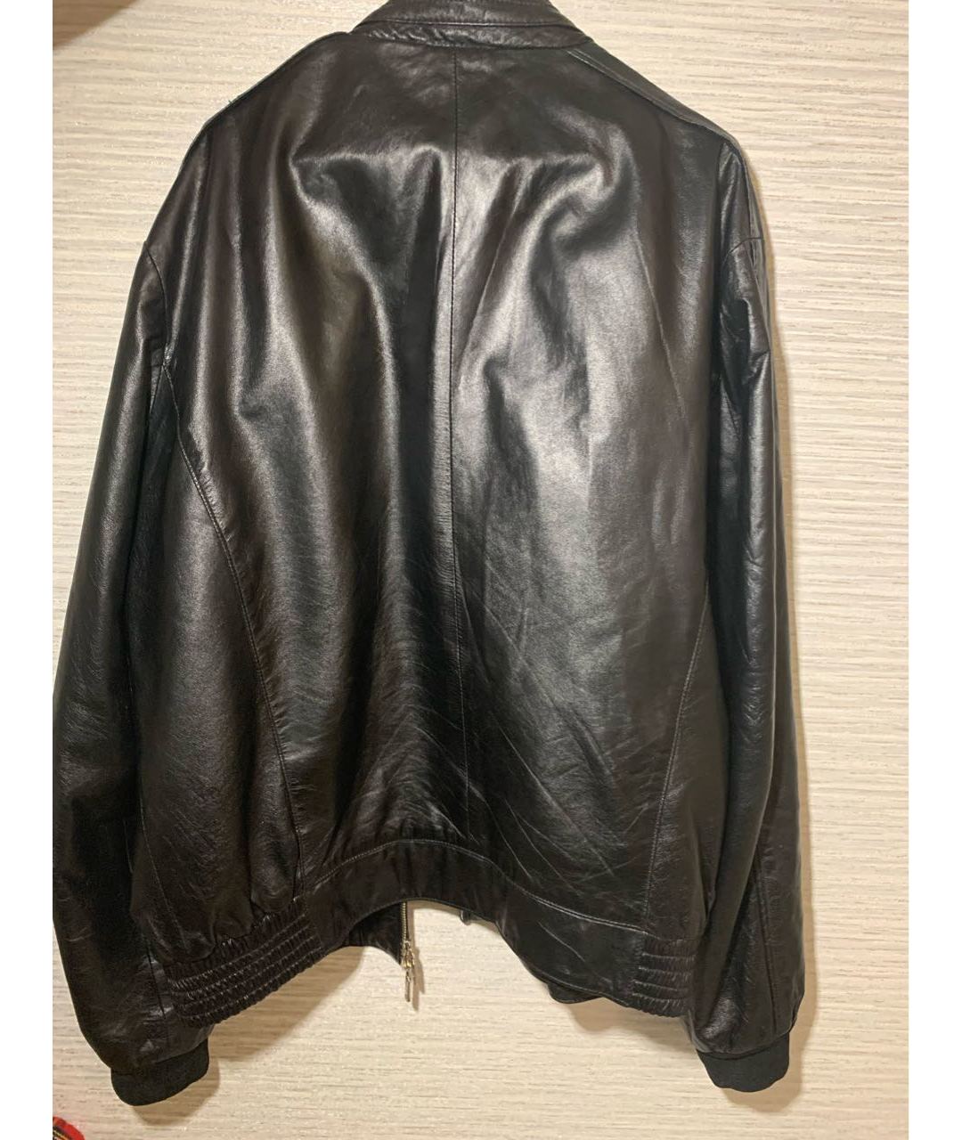 BRIONI Черная кожаная куртка, фото 2
