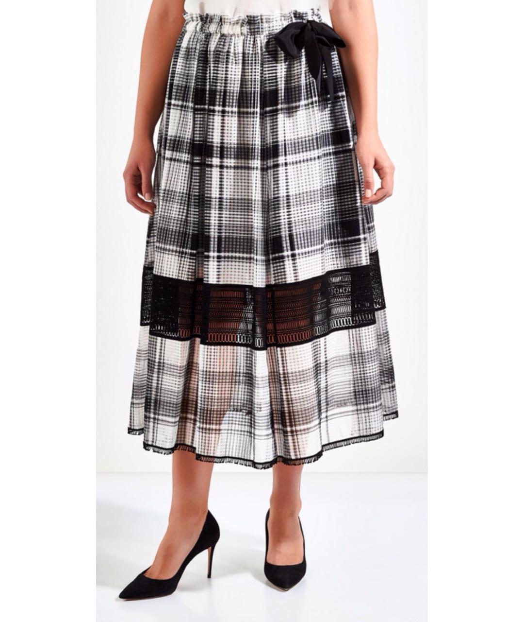 LES COPAINS Мульти шерстяная юбка миди, фото 2