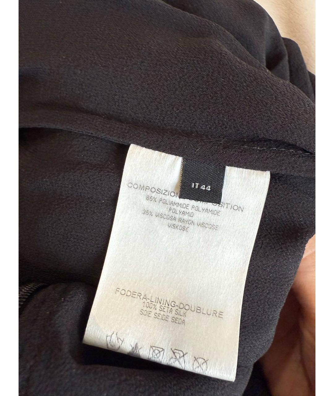 MCQ ALEXANDER MCQUEEN Черное кружевное вечернее платье, фото 5