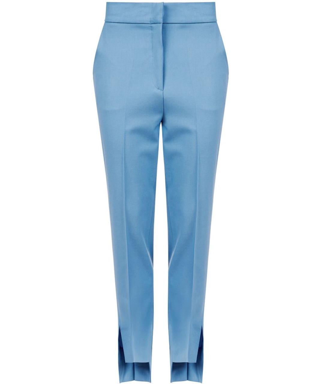 D.EXTERIOR Голубые шерстяные брюки узкие, фото 1