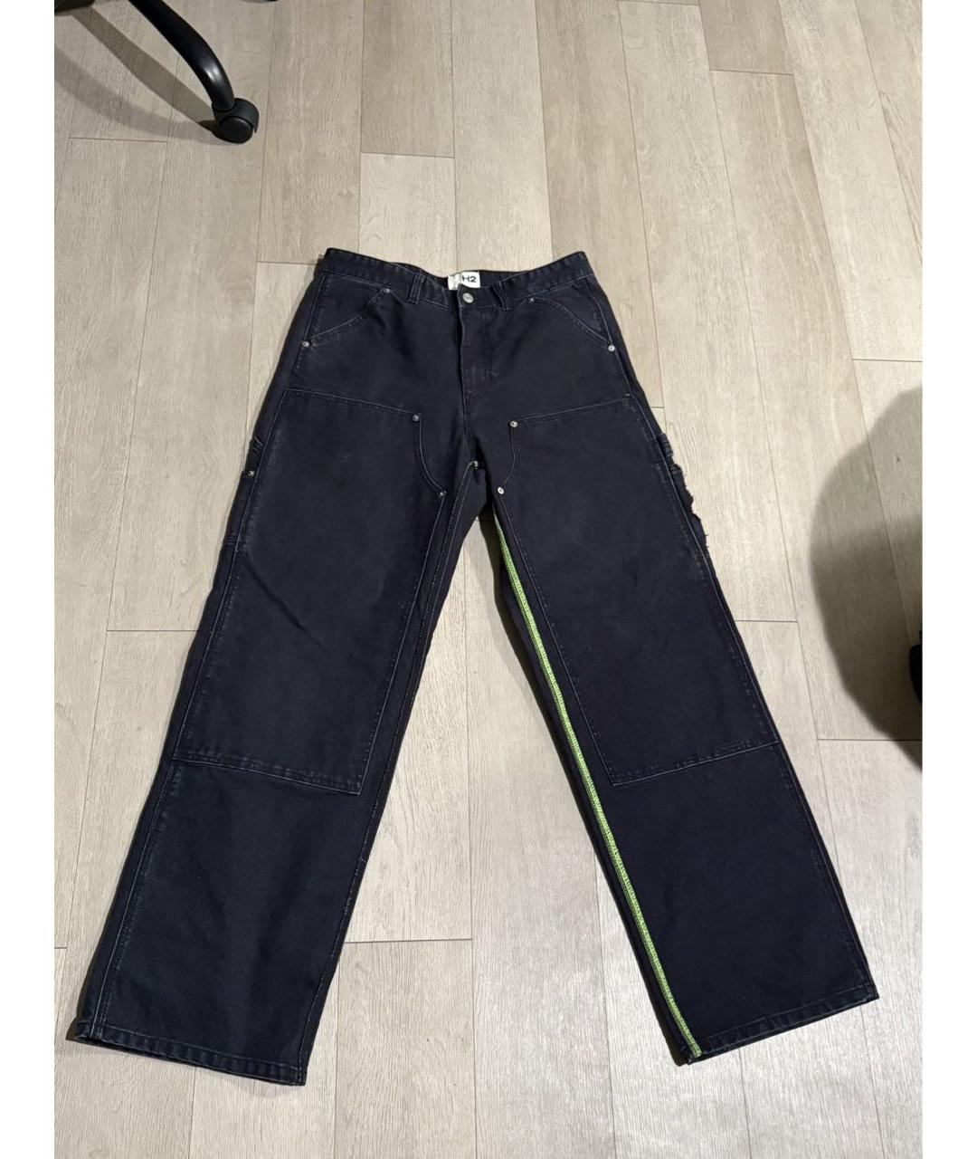 HERON PRESTON Темно-синие хлопковые прямые джинсы, фото 9