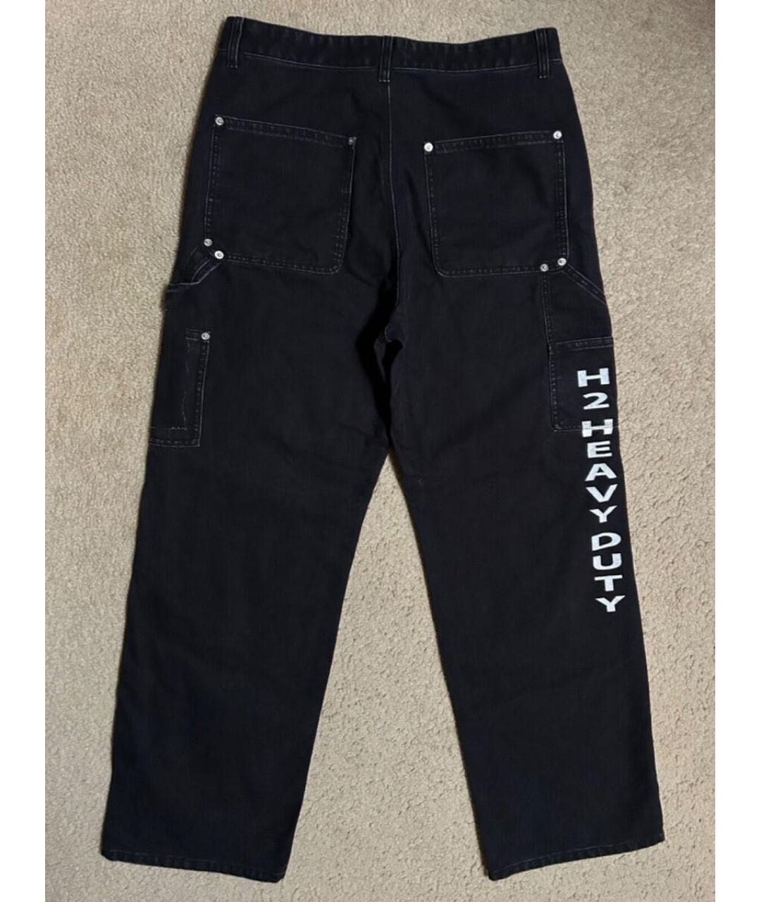 HERON PRESTON Темно-синие хлопковые прямые джинсы, фото 4