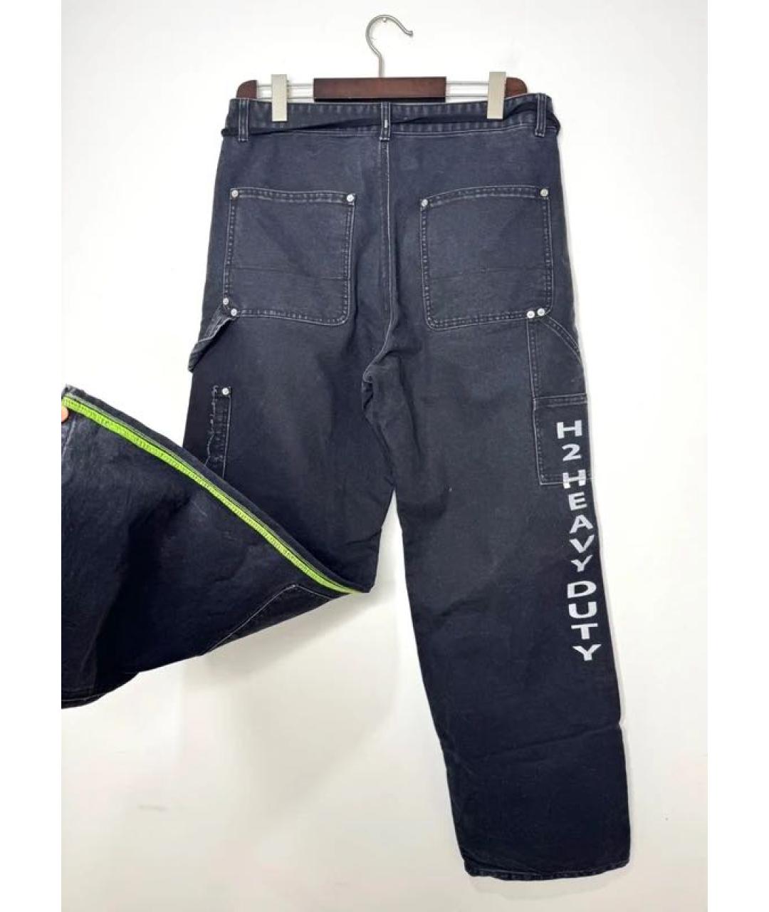 HERON PRESTON Темно-синие хлопковые прямые джинсы, фото 5