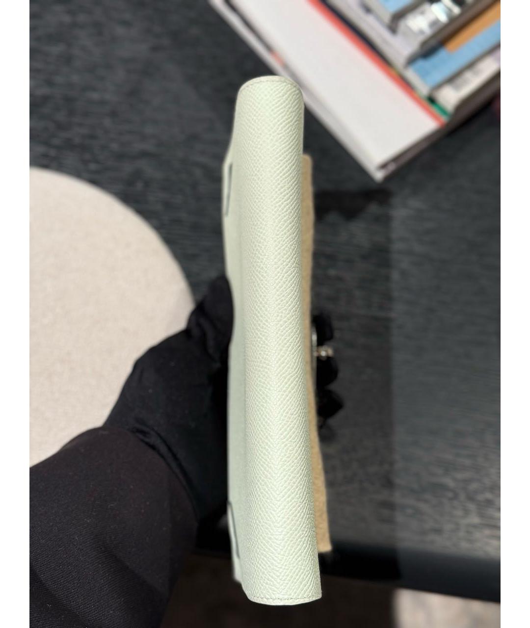 HERMES Салатовая кожаная сумка через плечо, фото 7