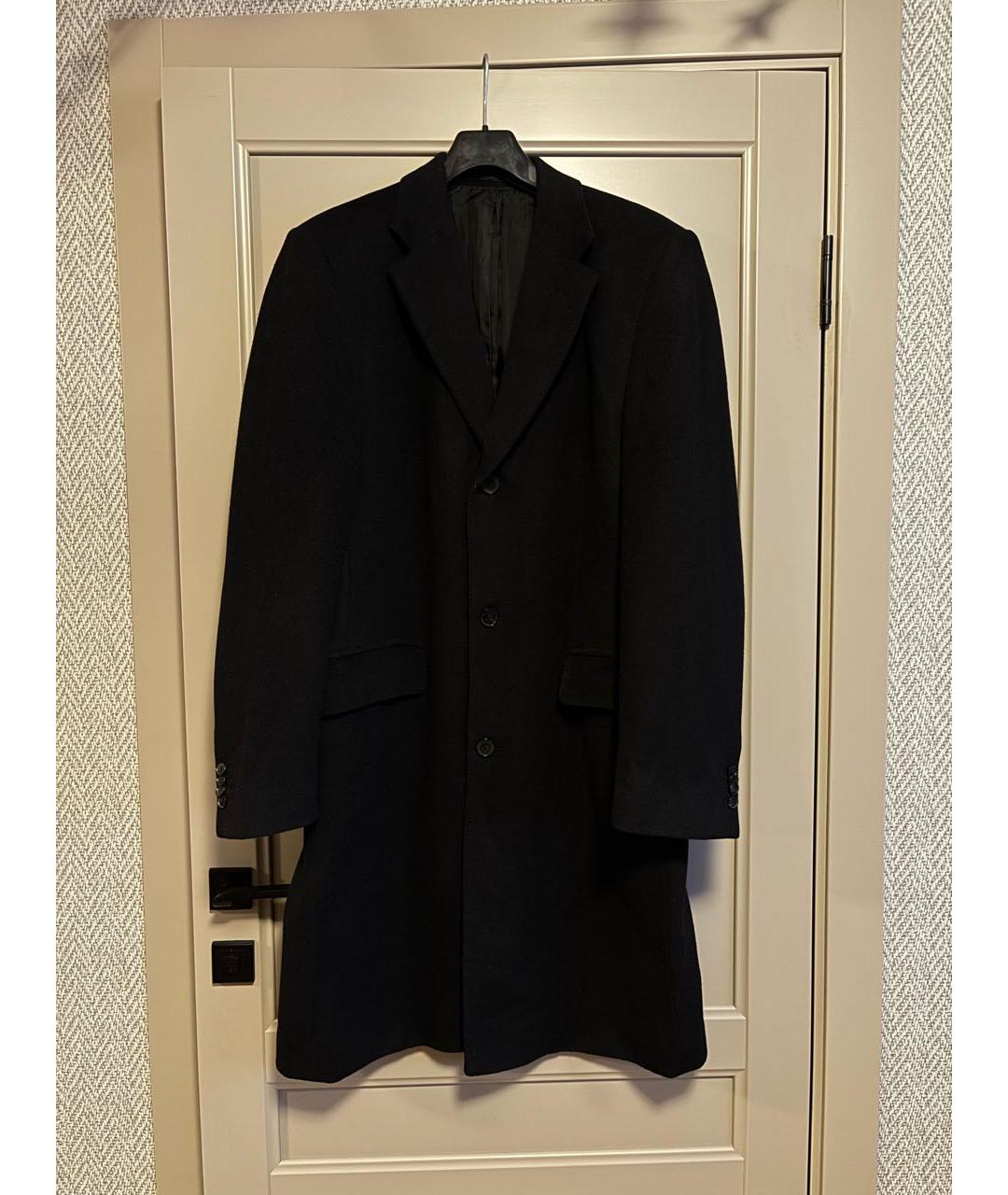 HUGO BOSS Черное шерстяное пальто, фото 5