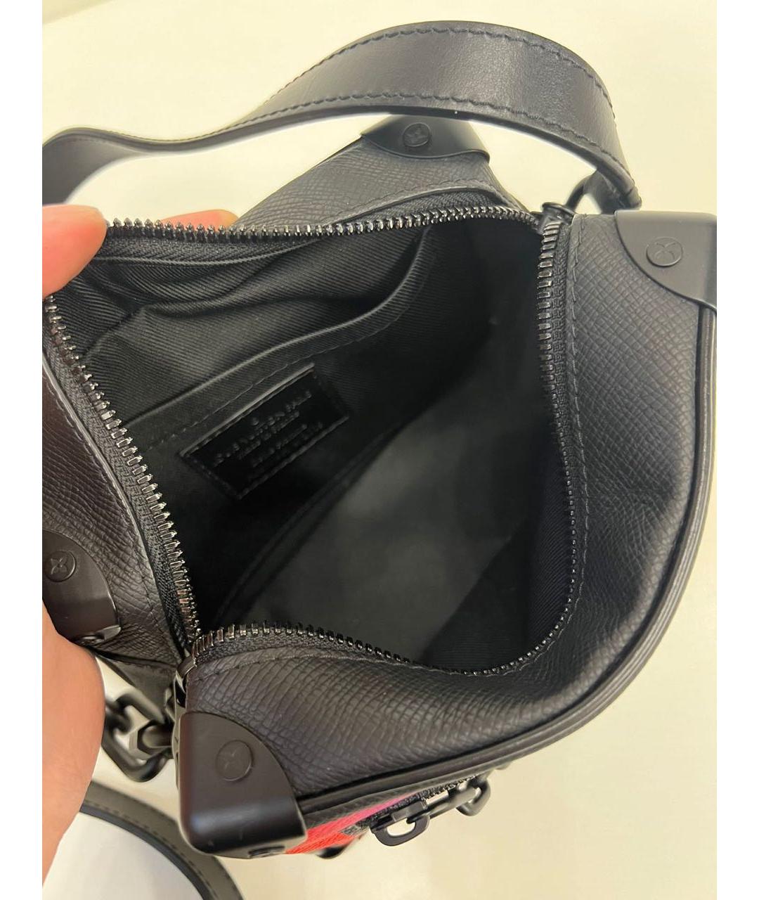 LOUIS VUITTON Черная сумка на плечо, фото 4