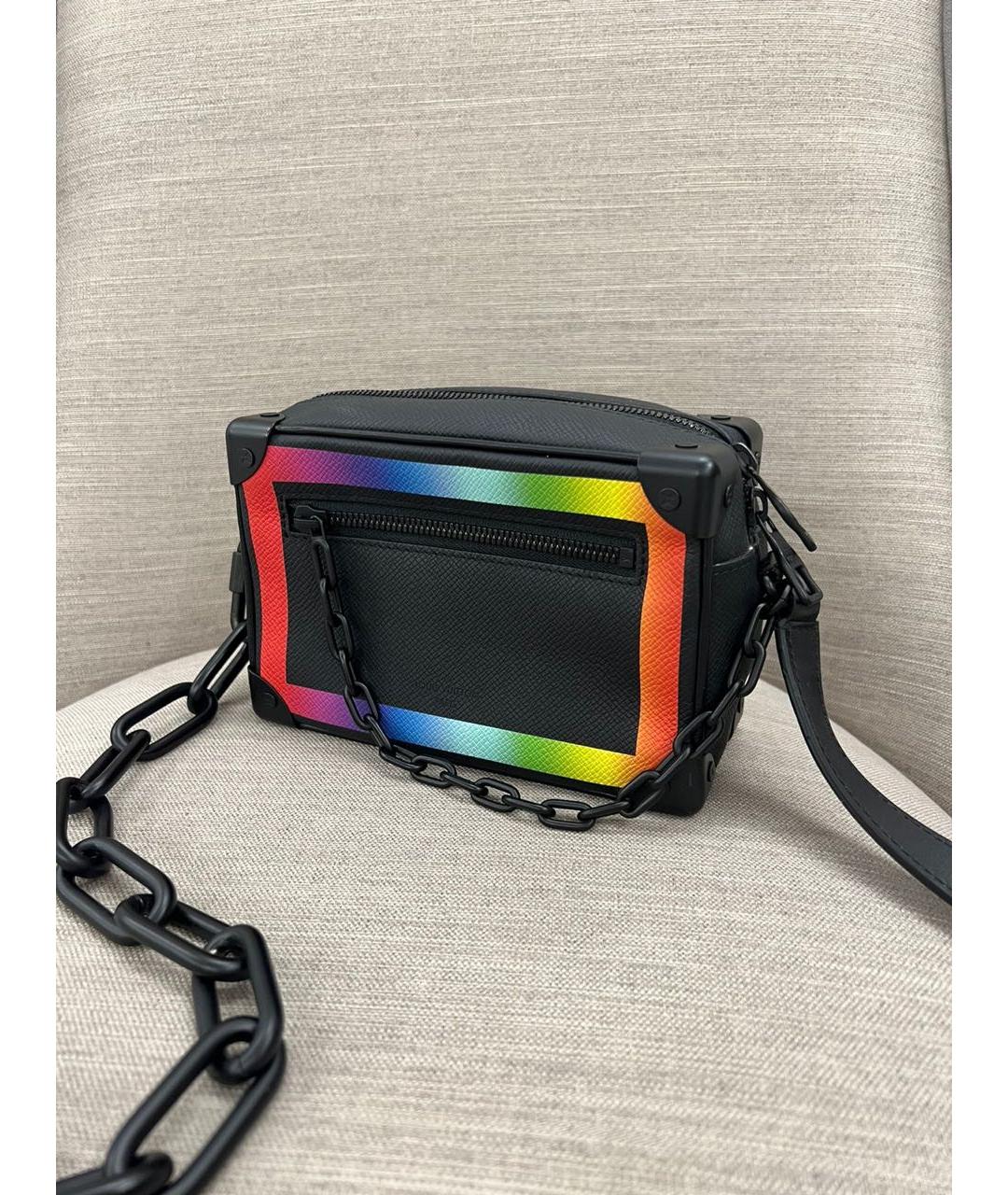 LOUIS VUITTON Черная сумка на плечо, фото 9