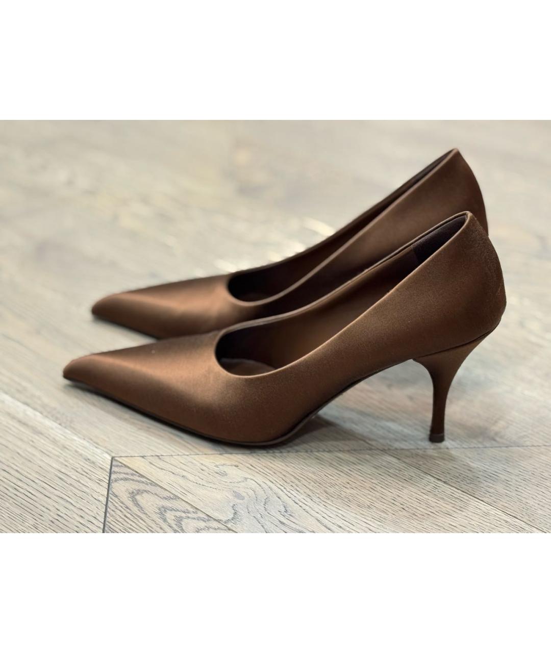 PRADA Коричневые туфли, фото 6
