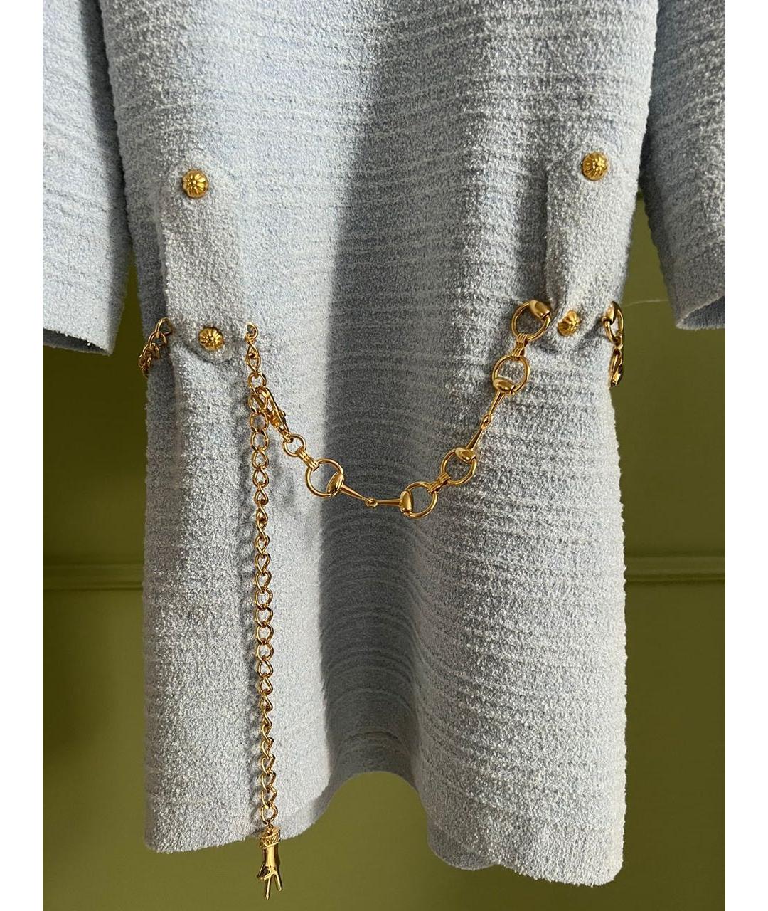 GUCCI Синее повседневное платье, фото 4