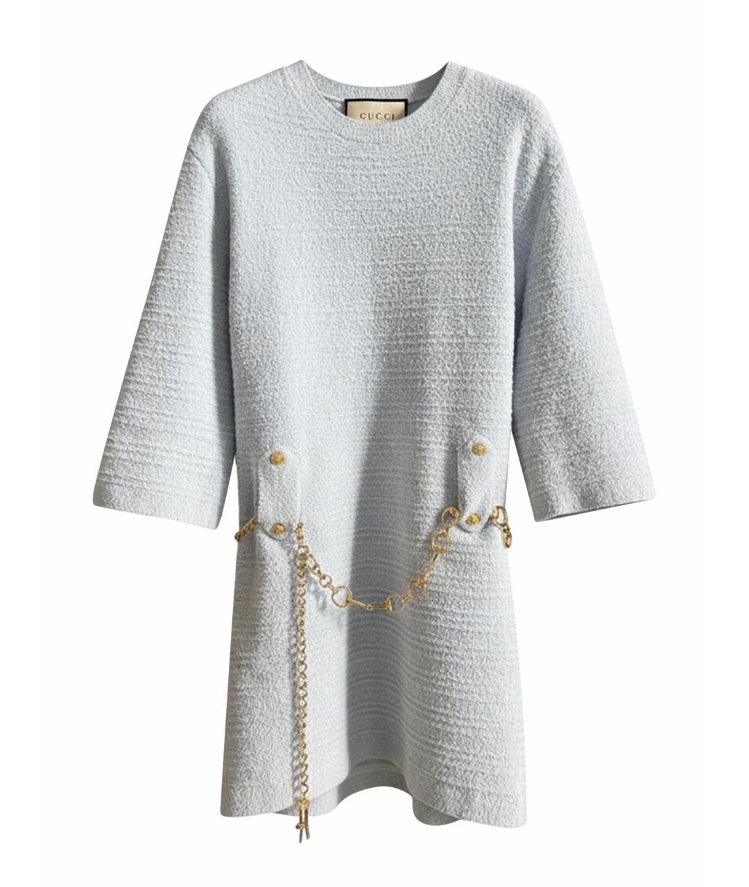 GUCCI Синее повседневное платье, фото 1