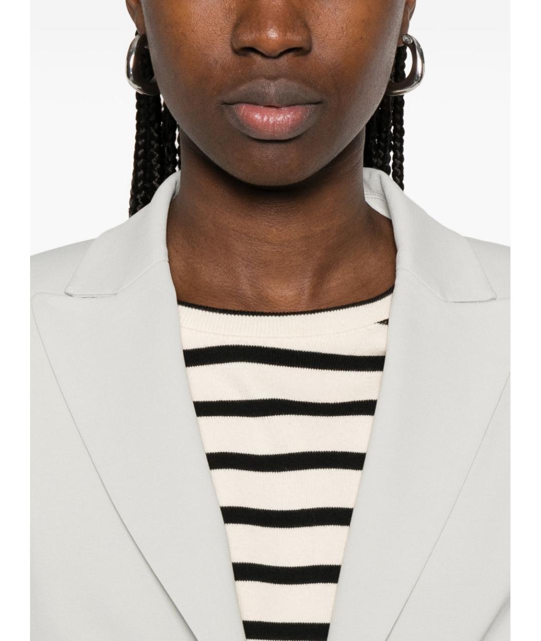 PINKO Серый вискозный жакет/пиджак, фото 3