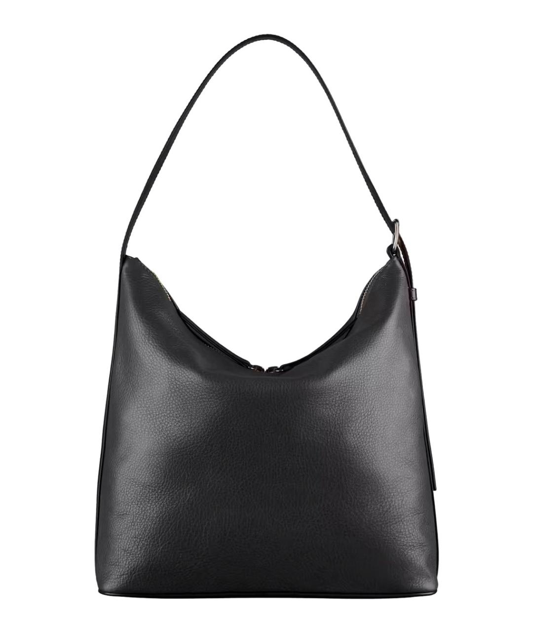 A.P.C. Черная кожаная сумка через плечо, фото 2