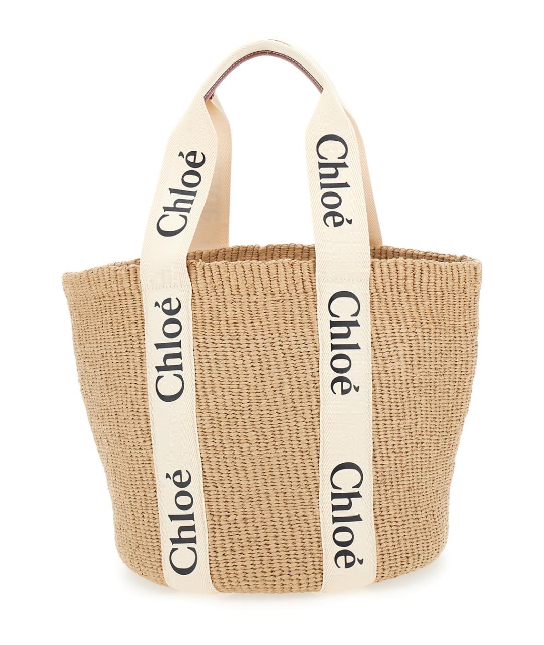 CHLOE Бежевая сумка тоут, фото 2