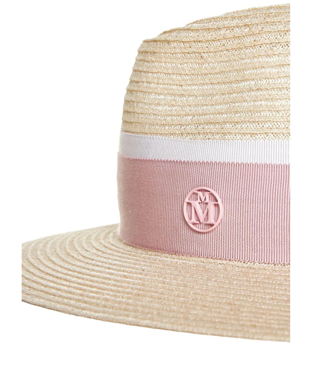 MAISON MICHEL Бежевая шляпа, фото 2