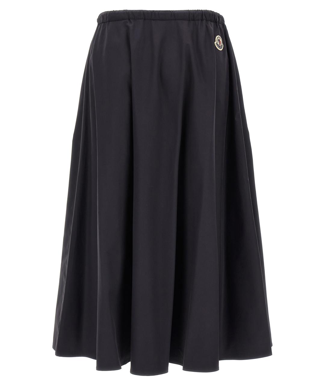 MONCLER Синяя хлопковая юбка миди, фото 2