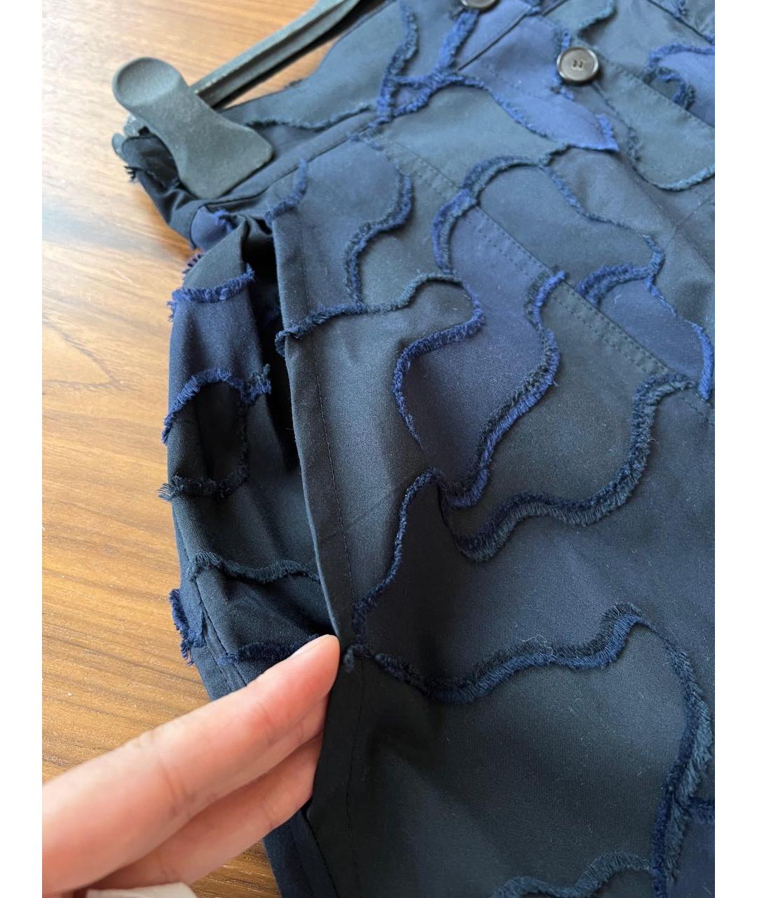 CHRISTIAN DIOR Темно-синяя юбка макси, фото 8