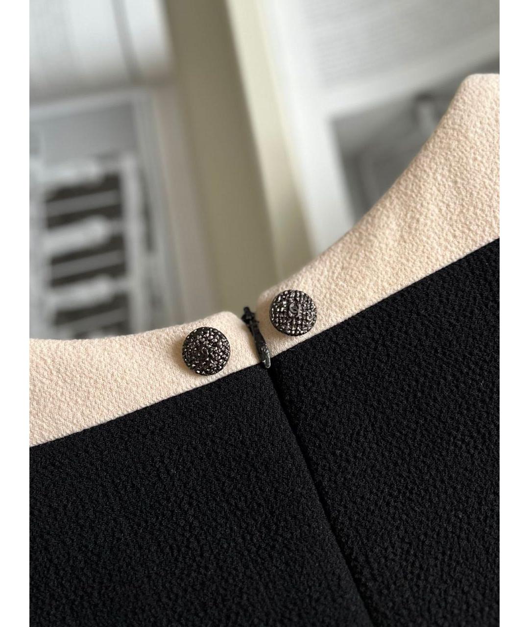CHANEL Черное повседневное платье, фото 7