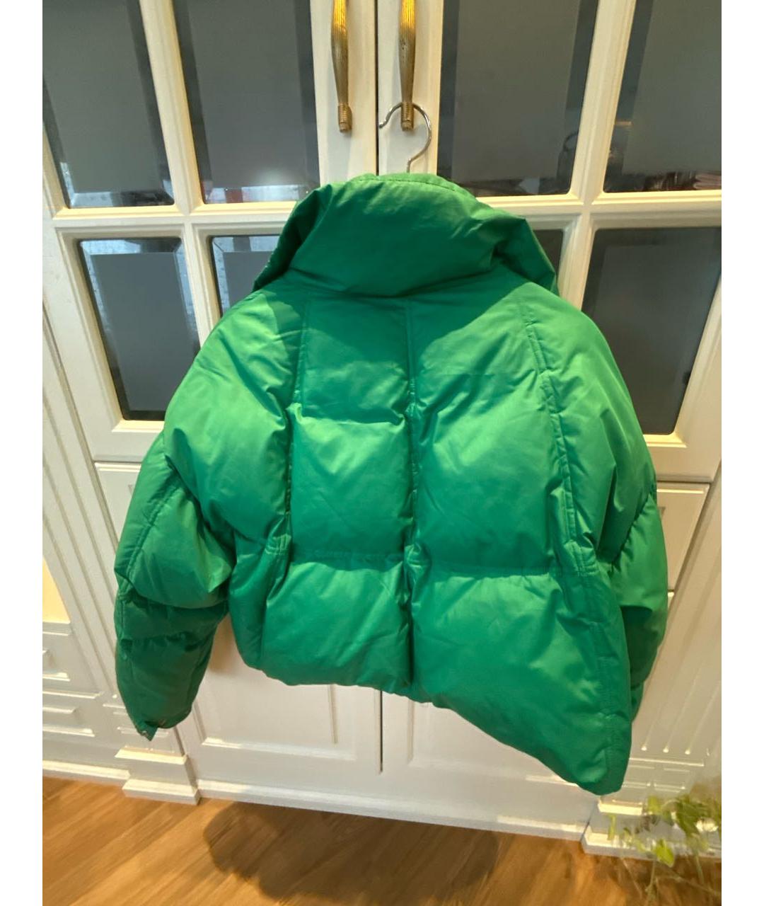 12 STOREEZ Зеленый пуховик, фото 2