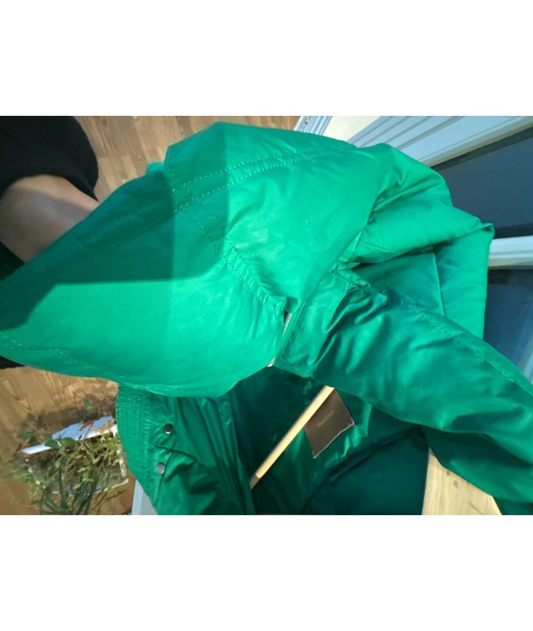 12 STOREEZ Зеленый пуховик, фото 4