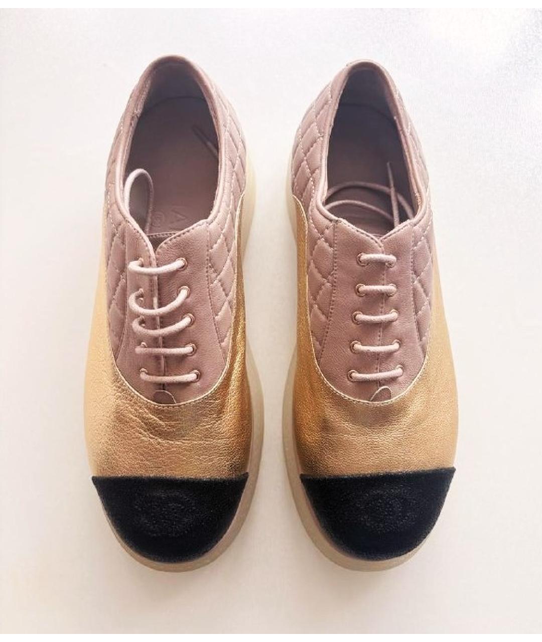 CHANEL Мульти кожаные брогги и оксфорды, фото 3