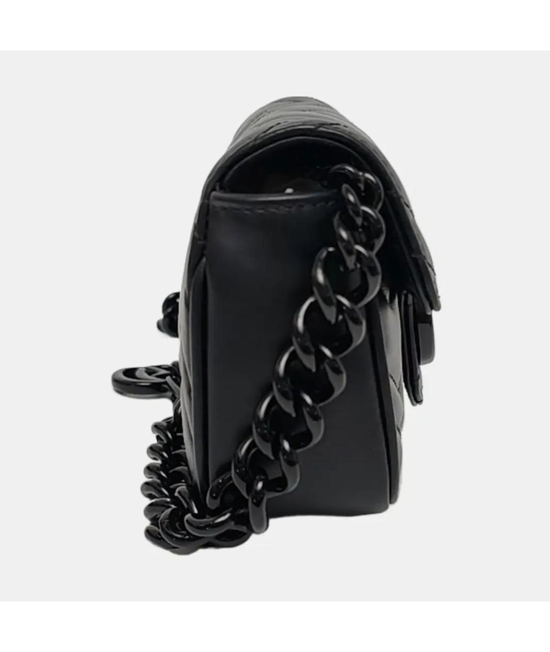 GUCCI Черная кожаная сумка через плечо, фото 3