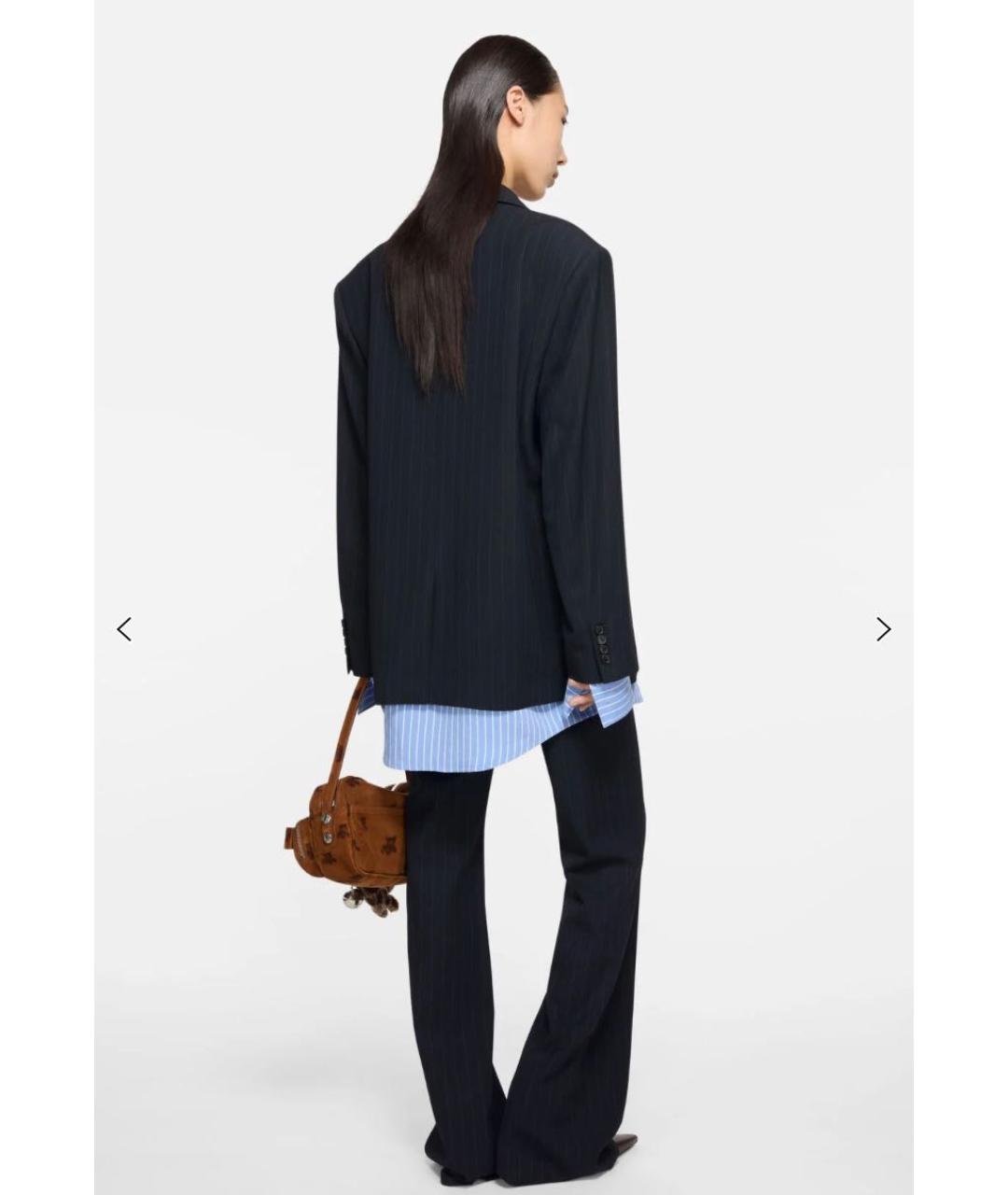 ACNE STUDIOS Темно-синий жакет/пиджак, фото 3